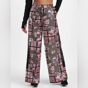 NWT Adidas H.E.R Studio London multicoloured wide leg track pants S